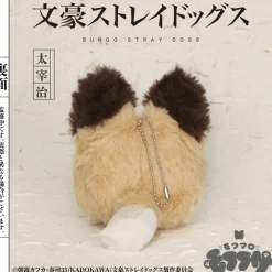 Bungo Stray Dogs Mofufusa Series Mofumaro Holder Plushie Osamu Dazai