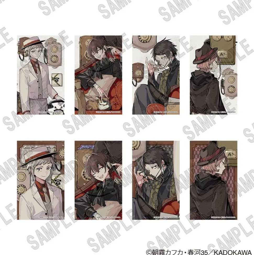 Bungo Stray Dogs Trading Mini Photo-style Illustrations (C106) Complete Box Set