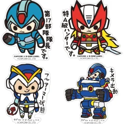 Capcom x B-Side Label Mega Man X Stickers