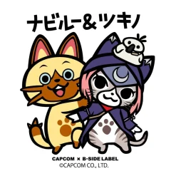 Capcom x B-Side Label Monster Hunter Stories 2 Nabiru & Tsukino Sticker