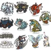 Capcom x B-Side Label Monster Hunter Sticker Collection Vol. 3