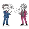 Capcom x B-Side Label The Great Ace Attorney Sticker Collection Vol. 3