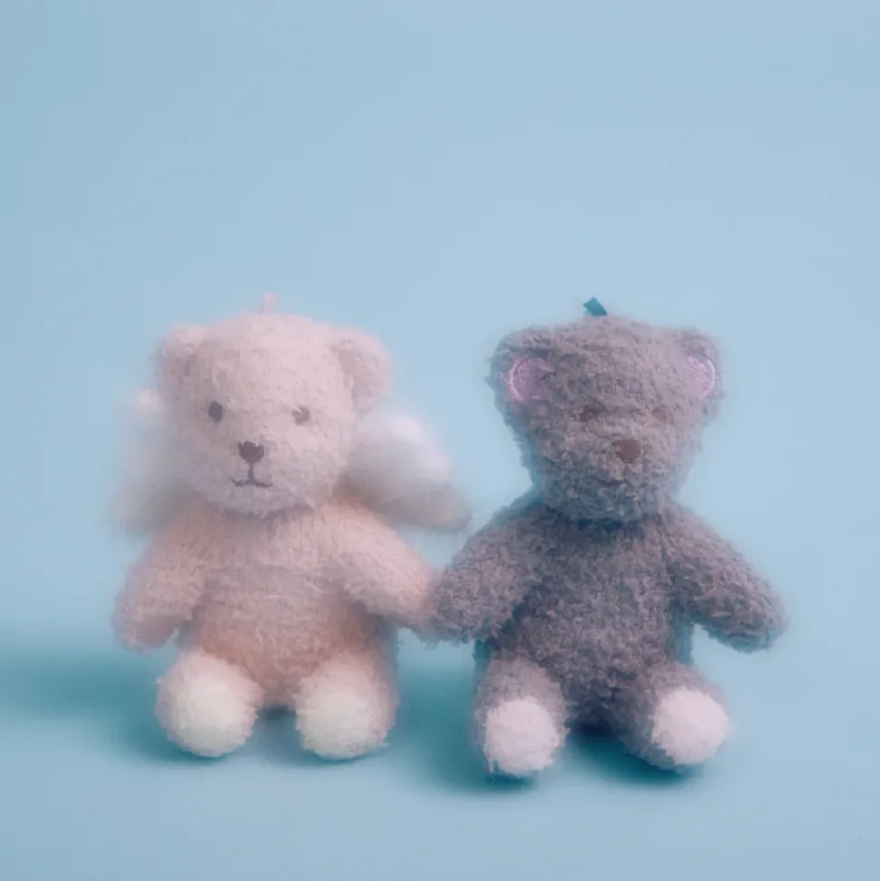 Cardcaptor Sakura: Clow Card / Sakura Card Sakura and Syaoran's Fluffy Bear Keychain