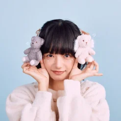 Cardcaptor Sakura: Clow Card / Sakura Card Sakura and Syaoran's Fluffy Bear Keychain