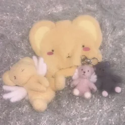 Cardcaptor Sakura: Clow Card / Sakura Card Sakura and Syaoran's Fluffy Bear Keychain
