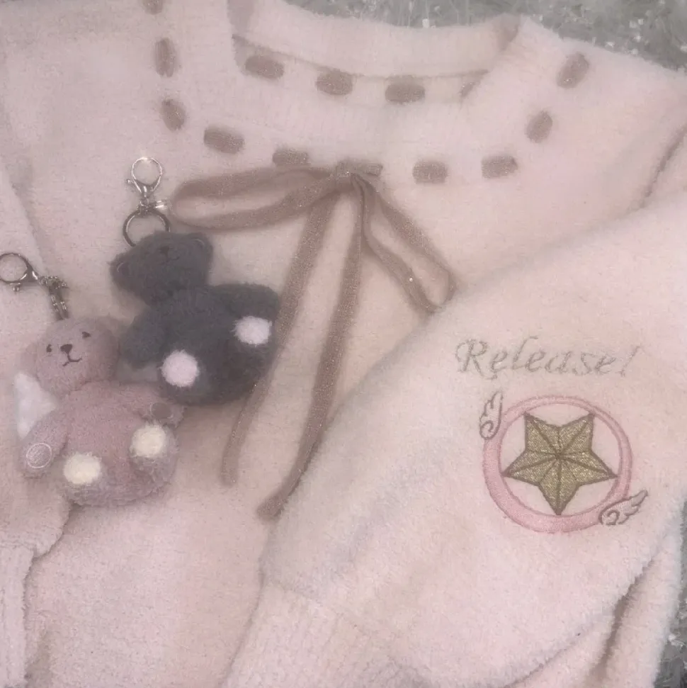 Cardcaptor Sakura: Clow Card / Sakura Card Sakura and Syaoran's Fluffy Bear Keychain