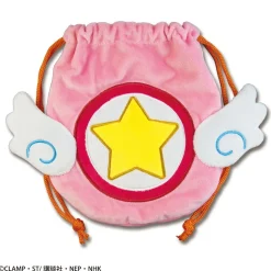 Cardcaptor Sakura Plushie Drawstring Bag Star Key