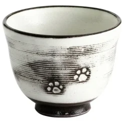 Cat Mino Ware Kohiki Kushime Teacup