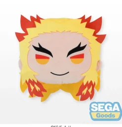 Charamaru Demon Slayer: Kimetsu no Yaiba Kyojuro Rengoku Premium Interior Cushion