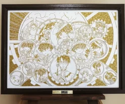 CLAMP 30th Anniversary Key Visual Chara-Kirie Paper-Cut Artwork