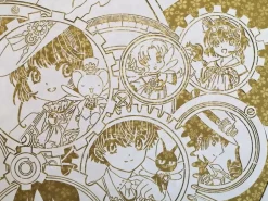 CLAMP 30th Anniversary Key Visual Chara-Kirie Paper-Cut Artwork