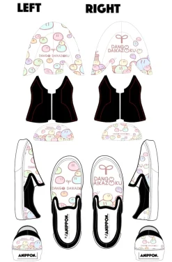 Clannad Great Dango Family Slip-ons