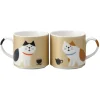 Concombre Cat Mug Pair Set