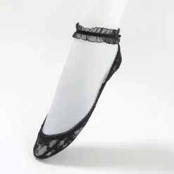 coudre un Ankle Frill Low-Cut Liner Socks