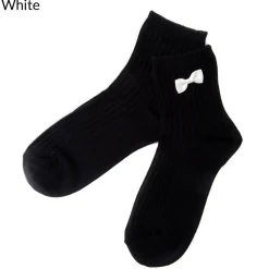 coudre un Colorful Ribbon Black Socks