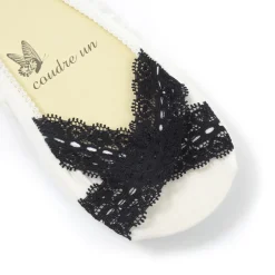 coudre un Lace Cross Strap Low-Cut Liner Socks