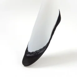 coudre un Lace-Edged Low-Cut Liner Socks