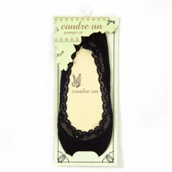 coudre un Lace-Edged Low-Cut Liner Socks