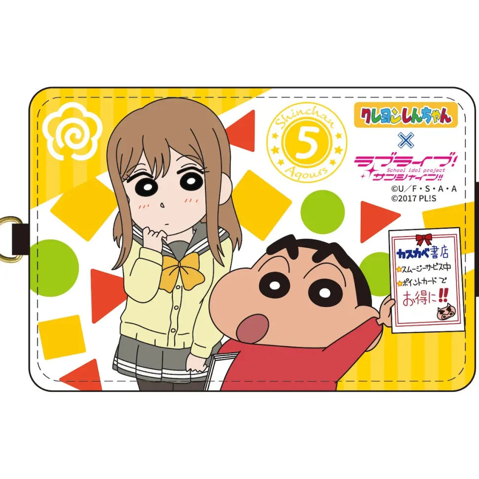 Crayon Shin-chan x Love Live! Sunshine!! IC Card Case Collection