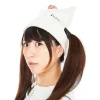 Cuelitt Nekomimi Logo Pigtails Beanie