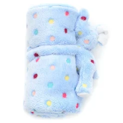 Dakko Multi-Color Polka Dot Doll Blanket