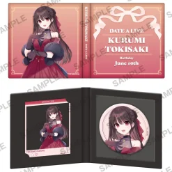 Date A Live Kurumi Birthday 2025 Tin Badge & Acrylic Card Set