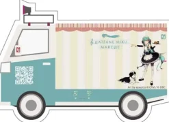 DBC x Hatsune Miku Marche Truck Ver. Miku in Car Sticker Set (Set of 3)