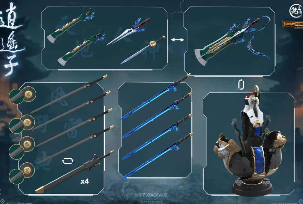 Demi-Gods and Semi-Devils Xiao Yao Zi Plastic Model Kit