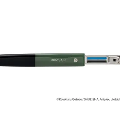 Demon Slayer: Kimetsu no Yaiba Collaboration Giyu Tomioka Model Glass Frame w/ Original Eyeglass Case & Cleaning Cloth Set