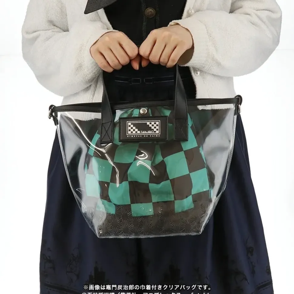 Demon Slayer: Kimetsu no Yaiba Inosuke Hashibira Clear Bag with Pouch