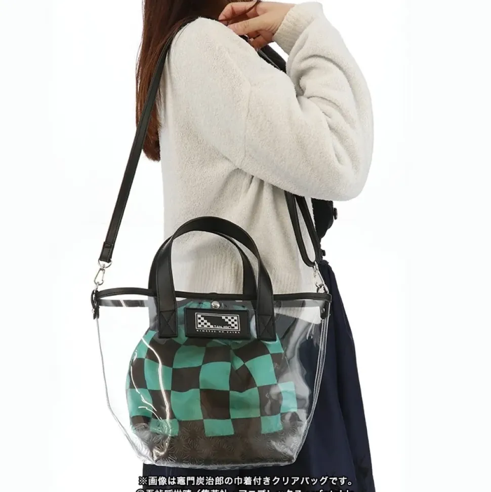 Demon Slayer: Kimetsu no Yaiba Inosuke Hashibira Clear Bag with Pouch