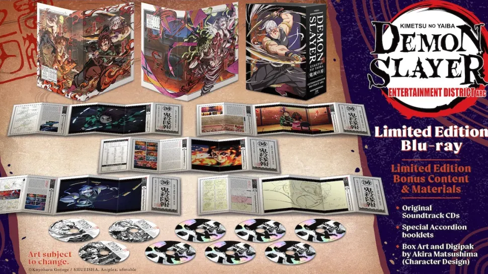 Demon Slayer: Kimetsu no Yaiba - Entertainment District Arc Limited Edition Blu-ray