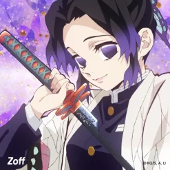 Demon Slayer: Kimetsu no Yaiba Collaboration Shinobu Kocho Model Glass Frame w/ Original Eyeglass Case & Cleaning Cloth Set