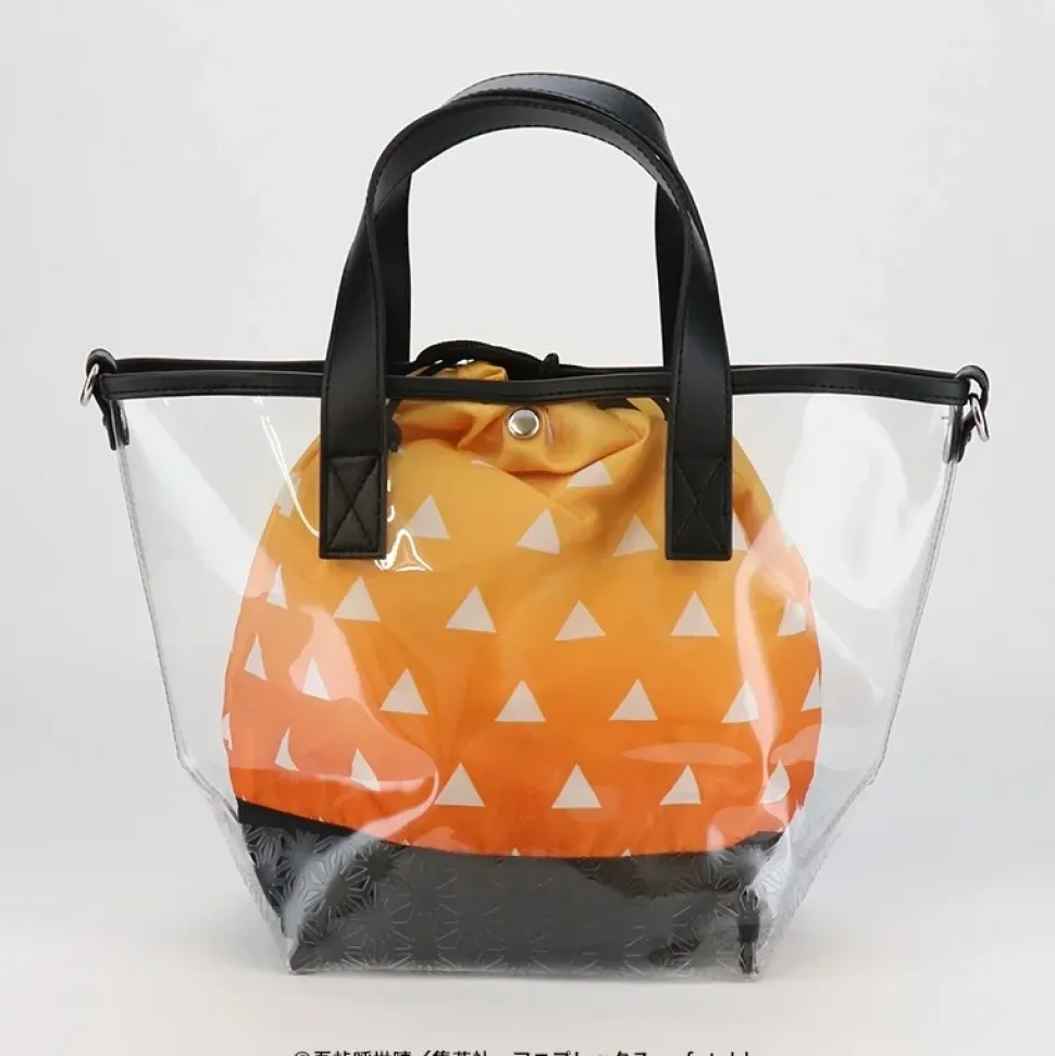 Demon Slayer: Kimetsu no Yaiba Zenitsu Agatsuma Clear Bag with Pouch