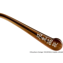 Demon Slayer: Kimetsu no Yaiba Collaboration Mitsuri Kanroji Model Glass Frame w/ Original Eyeglass Case & Cleaning Cloth Set