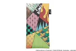 Demon Slayer: Kimetsu no Yaiba Collaboration Mitsuri Kanroji Model Glass Frame w/ Original Eyeglass Case & Cleaning Cloth Set