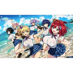 Dolphin Wave Rubber Mat Congratulations! Half Anniversary!! Ver. B