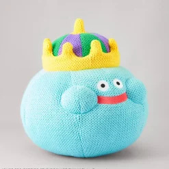 Dragon Quest Smile Slime King Slime Knitted Plushie (Re-run)