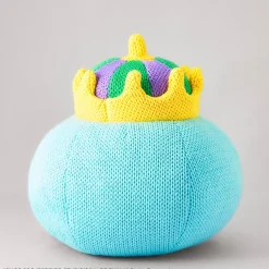 Dragon Quest Smile Slime King Slime Knitted Plushie (Re-run)