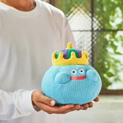 Dragon Quest Smile Slime King Slime Knitted Plushie (Re-run)