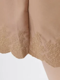 earth music&ecology Embroided Hem Culottes