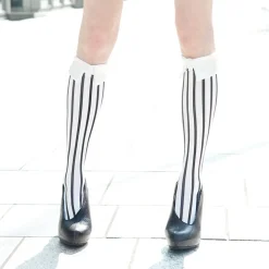 ERIMAKI SOX Stripe Bias High Socks