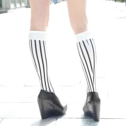 ERIMAKI SOX Stripe Bias High Socks