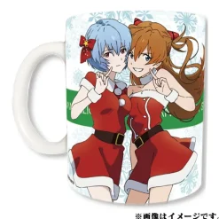 Eva Store Original Rei & Asuka Mug 2017 Christmas Ver.