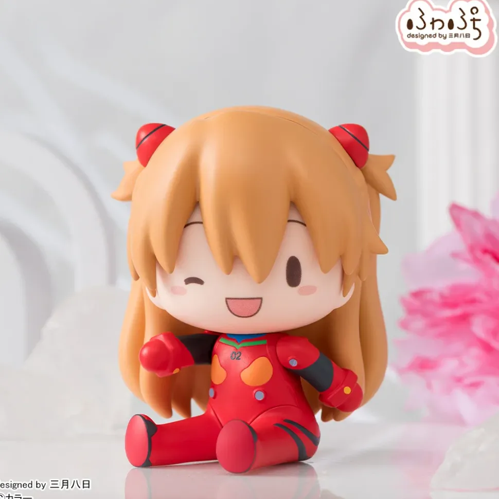 Evangelion: 3.0+1.0 Thrice Upon a Time Asuka: Plugsuit Ver. Fuwapuchi Deformed Figure