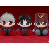 Evangelion: 2.0 You Can (Not) Advance Kuripan Plushie Shinji Ikari (Black Plugsuit) / Kaworu Nagisa (Black Plugsuit) / Misato Katsuragi