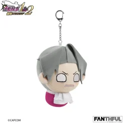 Fanthful Ace Attorney Investigations Plushie Keychain Miles Edgeworth (Damage)