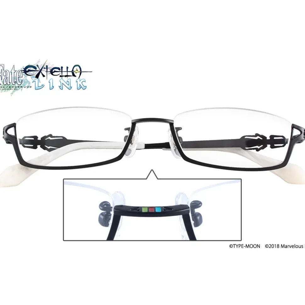 Fate/Extella Link Attila Model Collaboration Glasses (Clear Lenses)