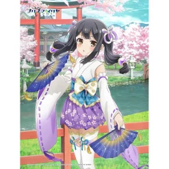 Fate/kaleid liner Prisma Illya: Licht - The Nameless Girl W Suede B2 Tapestry Miyu: Shrine Maiden Ver.