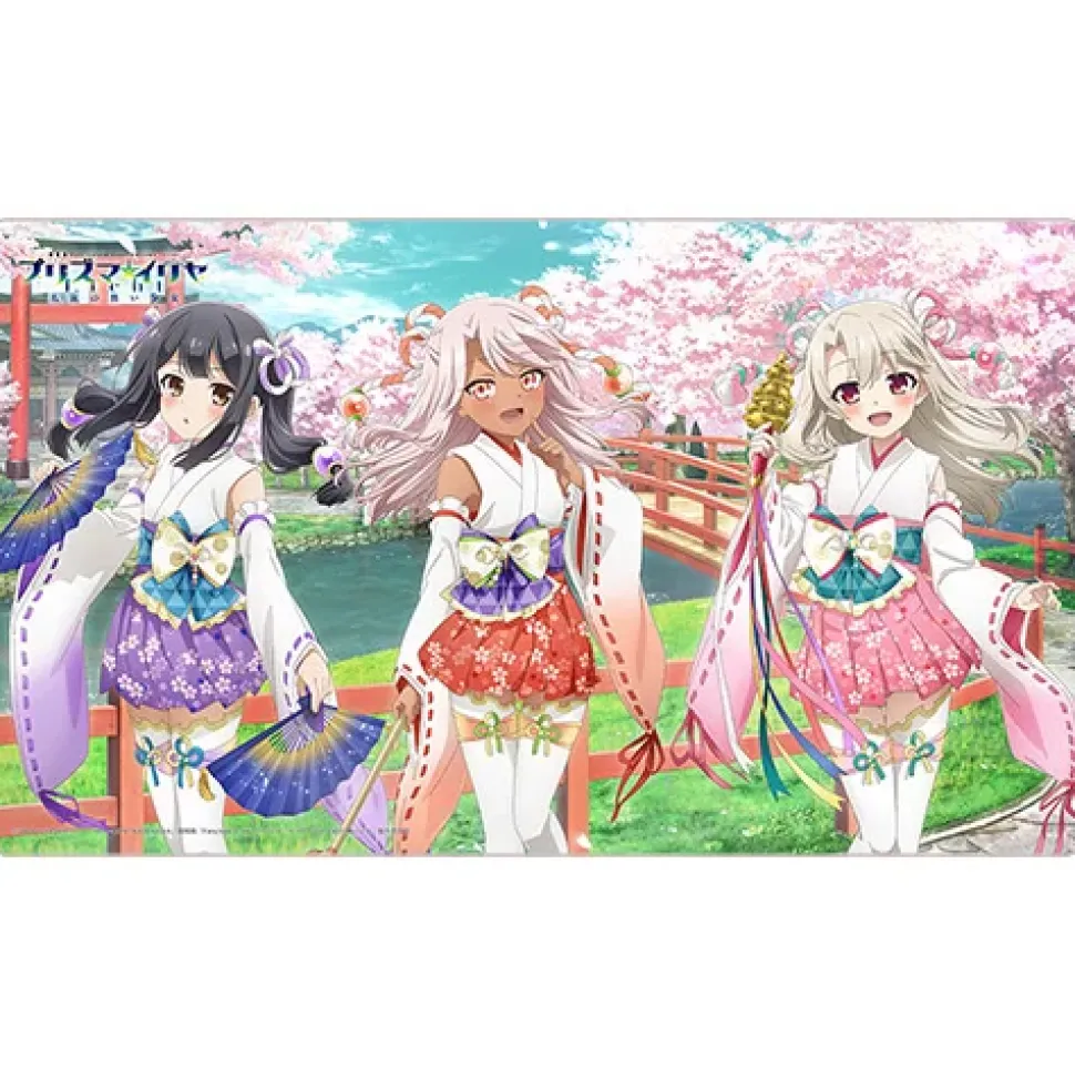 Fate/kaleid liner Prisma Illya: Licht - The Nameless Girl Rubber Mat Illya & Miyu & Chloe: Shrine Maiden Ver.